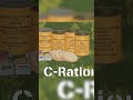 MREs in WW2  - the  5 Main Rations of a soldier