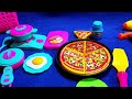 Satisfying with Unboxing Pizza Set Tools Set Cooking set😍With sound Disney toy's collections 😱 ASMR!