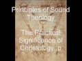 The Australian Forum: Principles of Sound Theology; Lecture 5, part 4