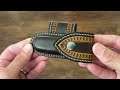 Making A Wet Molded Pocketknife Sheath - Leather Craft