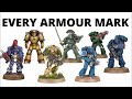 Every Mark of Space Marine Power Armour in Warhammer 40K