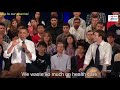 Learn English with President Obama and Mark Zuckerberg at Facebook Town Hall - English Subtitles