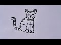 How to draw cat from number 6+1 | Easy cat Drawing for beginners | Number Drawing