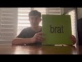 Charli XCX’s BRAT Pink with Black Splatter Vinyl Unboxing