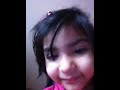 3 year old Aadya singing rhymes and talking on phone