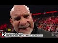 Goldberg’s returns: WWE Top 10, Sept. 29, 2022