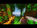 Minecraft Jungle wave Ambience and Calming Music 🌊 relax and sleep