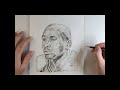 Michael Jordan Portrait Drawing using just pencil | Realistic Drawing