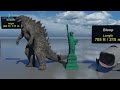 Animals, Dinosaurs and Sea Creatures 3D Size Comparison