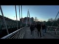 London Sunset Walk on a Spring Evening - South Bank to Covent Garden · 4K HDR