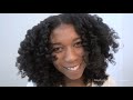 Fluffy Cocoon Curls on Natural Hair