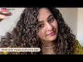 Quick Curly Hair Routine using only 2 products | Curl Up Mousse & Cowash review (How to use mousse)