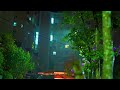 Tropical Heavy Rain Sounds at Night⚡ Heavy Rain Sounds for Sleeping or Relaxing