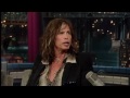 Steven Tyler on the Late Show with David Letterman