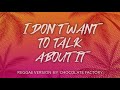 Chocolate Factory - I Don't Want To Talk About It (Lyrics)