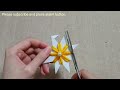 It's so Beautiful !! Amazing flower making trick using cardboard and wool - Flower decor ideas