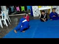 Guilherme Gullo lutando jiu jitsu festa escolinha #3anos