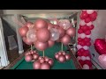 AFFORDABLE BALLOON STANDS!! Cheap and so easy to make