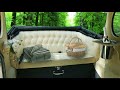 ENERGY HEALING AMBIENCE: Relaxing luxurious carriage car ride through an evergreen forest...