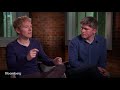 John & Patrick Collison on 'Bloomberg Studio 1.0'