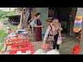 Kind man and single mother:  show love under cool waterfall - sweet moment | anh hmong - ly tay