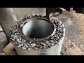 Manufacturing Process Double Helical Gear with British Vertical Lathe || From Dust to Precision