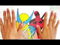 Wolverine and Deadpool Marvel's comics Coloring