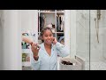 Cleaning my bathroom*satisfying* (organizing skin care, hygiene & shower  products + decluttering )✨