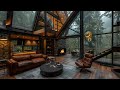 Sunny Spring Morning in Forest Luxury Living Room & Background Jazz🌤️Warm Piano Jazz Music for Work
