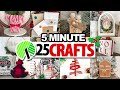 *10 BEST* Christmas Crafts made in only 5 MINUTES! Dollar Tree DIYs 2024