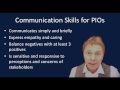 Communication Skills for Public Information Officers (PIOs) in Risk and Crisis Situations