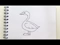 How to draw a goose easily | วิธีวาดรูปห่านแบบง่ายๆ | step by step