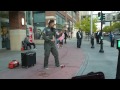 Downtown Spokane street performer Bryson Andres LIVE - 