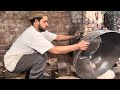 How to make a large Iron Pan|| Iron Cookware Manufacturering Process||
