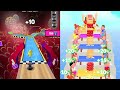 Going Balls | Pancake Run - All Level Gameplay Android, iOs - NEW APK UPDATE.