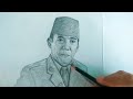 Ir Soekarno | Drawing | Cara menggambar wajah | How To Draw |