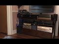 Enjoying music on vintage audio equipment