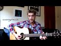 How to play Wonderwall by Oasis on acoustic guitar