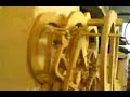 Grasshopper escapement wooden gear clock 2 (stabilised)