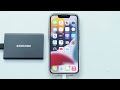 How To Connect An External USB SSD Storage Drive To An iPhone & Copy, Move, Backup & Duplicate Files