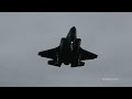 🌧️ Great Rumble As F-15 & F-35 Jets Takeoff at Rainy RAF Lakenheath