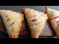 EASY STRAWBERRY TURNOVERS with puff pastry | EASY DESSERTS | Puff Pastry recipes ideas sweets