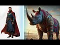 AVENGERS but RHINO VENGERS 🔥 All Characters marvel & DC 2024