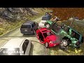 GTA 4 Cliff Drops Crashes with Real Cars mods #46 | Odycrash