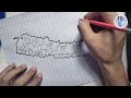 How to draw Map of Nepal | Map of Nepal in SEE paper | Nepal map under one minute🇳🇵🇳🇵