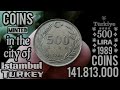türkiye madeni paralari eski 500 lira 1989 türk para birimi mustafa kemal atatürk turkish parasi 币