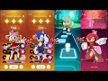 Sonic- Amy - Tails - Knuckles | Tiles Hop EDM RUSH !