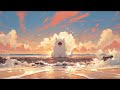 Morning Boost Lofi Mix ☀️☕🎶 Beach sounds 🏖️ [study music, lofi music, work music, chill music]