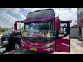 Bus Pejuang Lintas 4 Pulau 😱 Executive Legrest & Free Service Makan ❗️| trip Tiara Mas TM 045