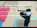 Guest Scout Skin Review / Tds / #roblox #tds #gaming